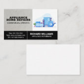 Carte De Visite Services résidentiels de réparation d'appareils te (Devant / Derrière)