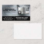 Carte De Visite Services résidentiels de réparation de matériel | (Devant / Derrière)