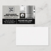 Carte De Visite Services résidentiels de réparation de matériel |  (Devant / Derrière)