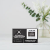 Carte De Visite Services résidentiels de réparation de matériel |  (Debout devant)