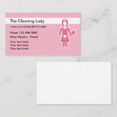 Carte De Visite Services simples de nettoyage (Devant / Derrière)