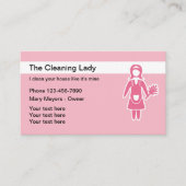 Carte De Visite Services simples de nettoyage (Devant)