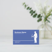 Carte De Visite Services simples de nettoyage de fenêtres blanc et (Debout devant)