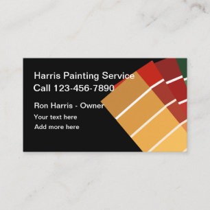 Carte De Visite Services simples de peintre