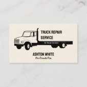 Carte De Visite Services simples de réparation de camions (Devant)