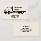Carte De Visite Services simples de réparation de camions (Devant / Derrière)