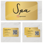 Carte De Visite Services spas Esthétique