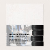 Carte De Visite Services sur roues et pneus | Réparation de voitur (Extérieur déplié)