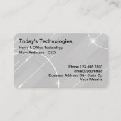 Carte De Visite Services Techniques cool À Domicile Et Bureau (Devant)