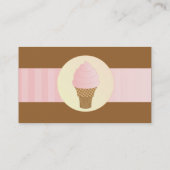 Carte De Visite Servir doux fraise (Dos)