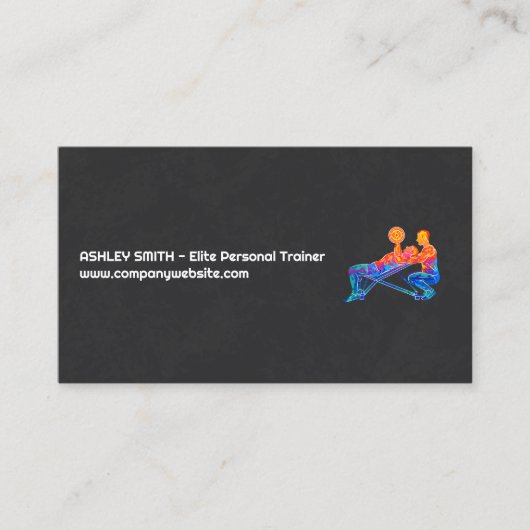 Carte De Visite Session de formation | Fitness (Devant)