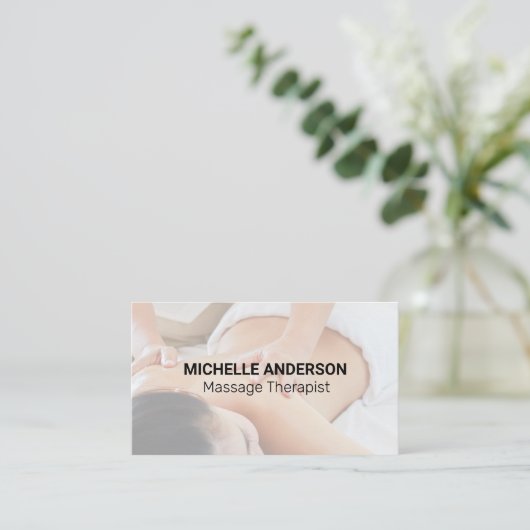Carte De Visite Session de massage (Debout devant)