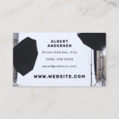 Carte De Visite Session studio photo inspirée (Dos)