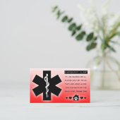 Carte De Visite seul animal familier à la maison (Debout devant)