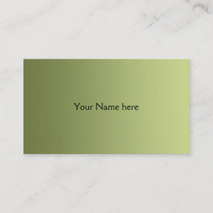 Carte De Visite SEULS gradients de COULEUR - olivier