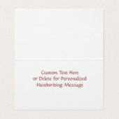 Carte De Visite Sewing Seamstress Wardrobe Tailor (Intérieur déplié)