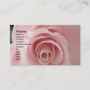 Carte De Visite Shabby Sweet Rose