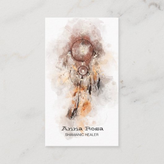 Carte De Visite *~* Shaman de rêve islamique sacré Catcher tribal  (Devant)