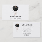 Carte De Visite ** Shaman Lune cosmique lunaire + Univers (Devant / Derrière)