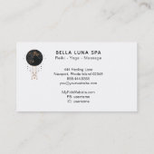 Carte De Visite ** Shaman Lune cosmique lunaire + Univers (Dos)