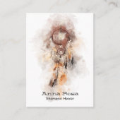 Carte De Visite ~* Shaman sacré, attrapeur de rêve chamanique trib (Devant)