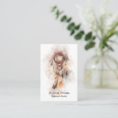 Carte De Visite *~* Shaman Sacré, attrapeur de rêves chamanique tr (Debout devant)