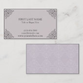 Carte De Visite Shannon (Devant / Derrière)