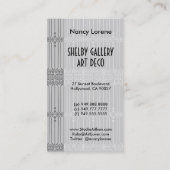 Carte De Visite Shelby, Madame des années 1930 dans le gris et (Dos)