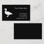 Carte De Visite Sheldrake Duck (Devant / Derrière)
