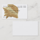 Carte De Visite Shell maritime (Devant / Derrière)