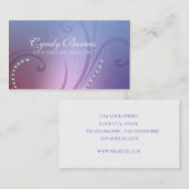 Carte de visite Shimmer et Crystals (Devant / Derrière)