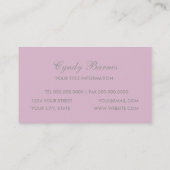 Carte de visite Shimmer Twirl (Dos)