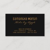 Carte De Visite Shimmery Ombre et Sparkly Gold Sequin Parties scin (Dos)