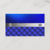 Carte De Visite Shimmery Silver Sparkle Parties scintillant Diamon (Devant)