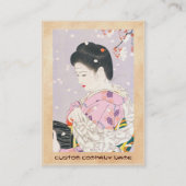 Carte De Visite Shimura Tatsumi cinq figures des beautés modernes (Dos)