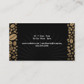 Carte De Visite Shine Elément décoratif Fèves de café (Dos)