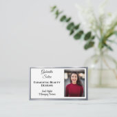 Carte De Visite Shining Star Photo Business Card (Debout devant)