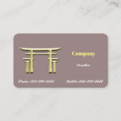 Carte De Visite Shinto Gold (Devant)