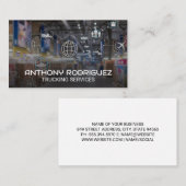 Carte De Visite Shipping Warehouse | Logistics Network (Devant / Derrière)