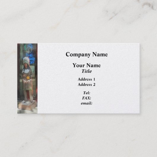 Carte De Visite Shopfront - Fumée Shop (Devant)