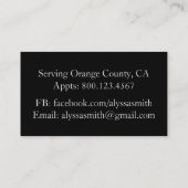 Carte de visite Shopper de la Parties scintillant (Dos)