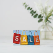 Carte De Visite Shopping Bags Sale On Line (Debout devant)