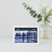 Carte De Visite Shopping dans la pluie (Debout devant)