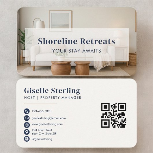Carte De Visite Short Term Rental Professional
