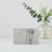 Carte De Visite Shower bath bathroom business card (Debout devant)