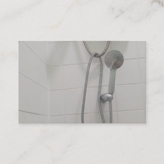 Carte De Visite Shower bath bathroom business card