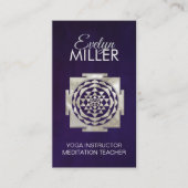 Carte De Visite Shri Yantra - Sri yantra - Shri Chakra (Devant)