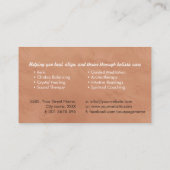 Carte De Visite Shri Yantra - Sri yantra - Shri Chakra - Cuivre (Dos)