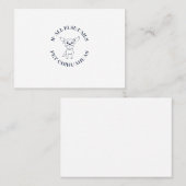 Carte De Visite Si tout le reste échoue les chihuahuas (Devant / Derrière)