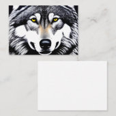 Carte De Visite Siberian Husky Dog (Devant / Derrière)